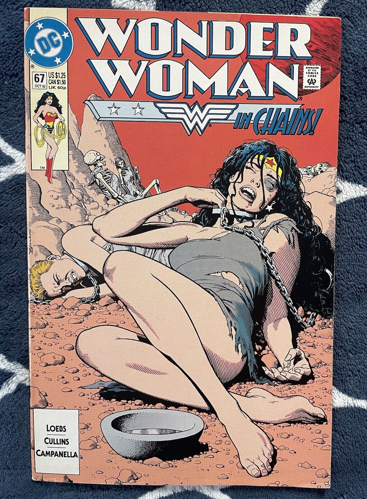 Wonder Woman 67 DC Comics 1992 Bondage Cover