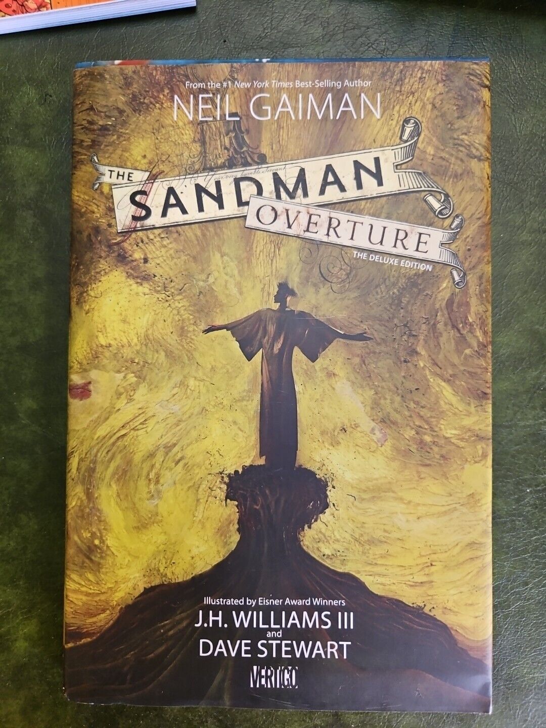 SANDMAN: OVERTURE Deluxe Hardcover  GAIMAN Williams Variant Cover DC Comics OOP