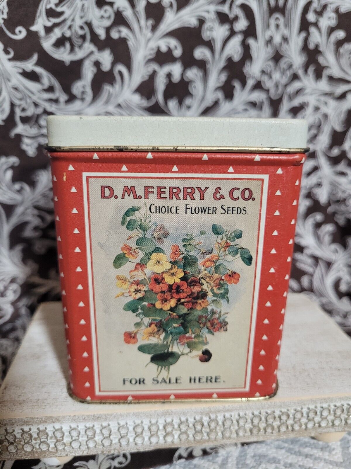 Vintage Bristolware Ferry-Morse Seed Co. Collectible Seeds Tin