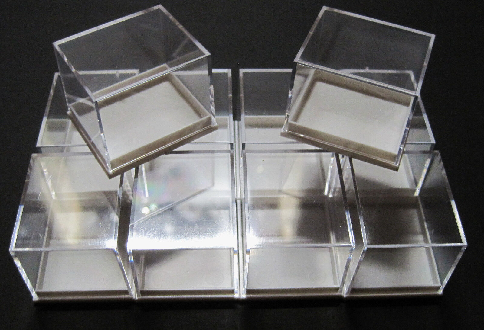 10pcs: 41x35x32mm Cans for Minerals Collectible Box Collection Micromount Box