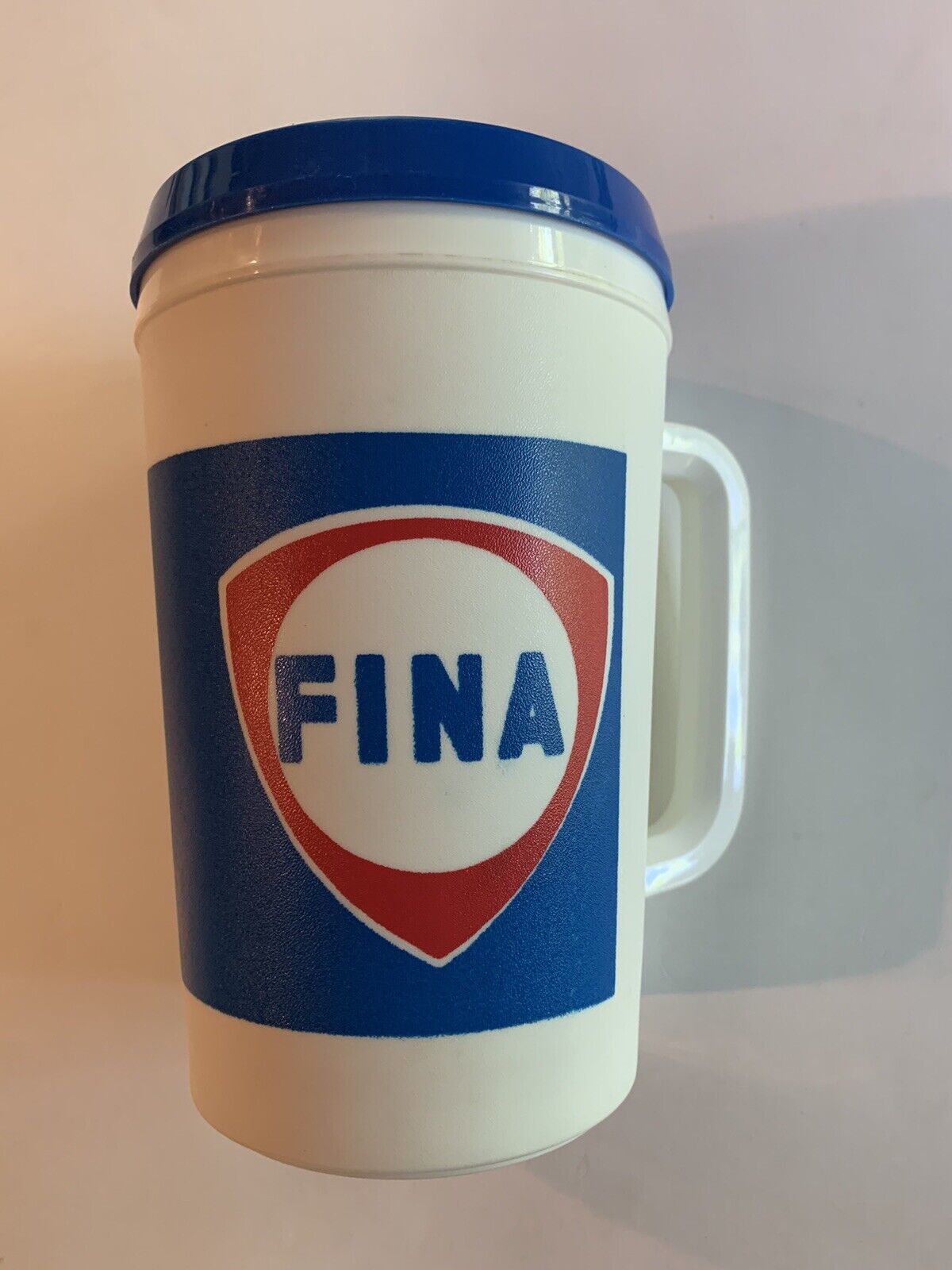 Vintage FINA Gas Station Mug-Alladin Thermos USA
