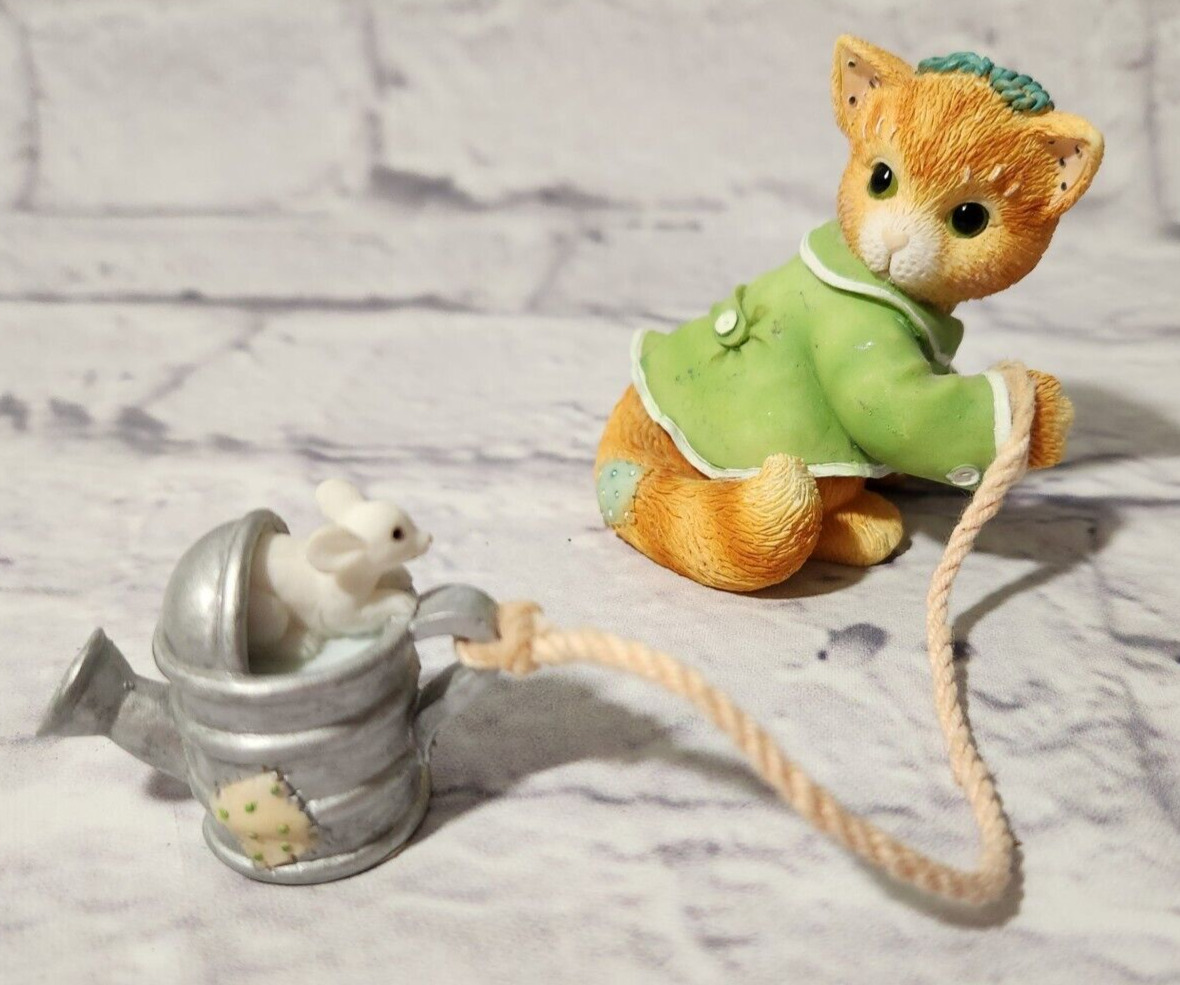 Vintage Enesco Calico Kittens Kitty Cat A Sprinkle Of Joy 1997 Watering Can 2.5\