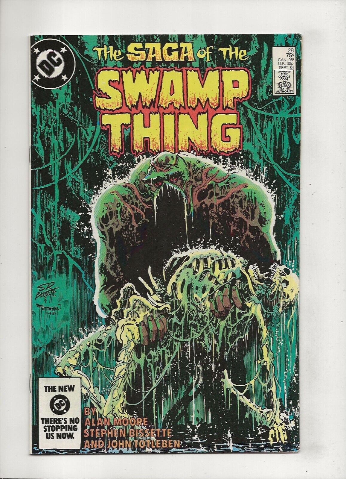 Saga of The Swamp Thing #28 (1984) Alan Moore High Grade VF/NM 9.0
