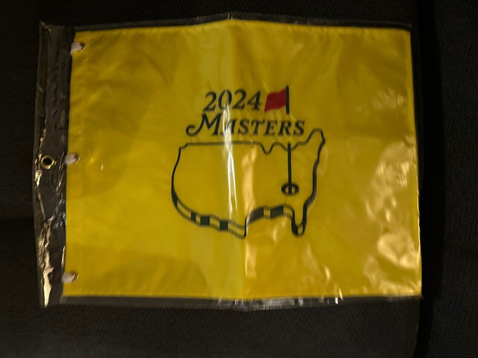 New 2024 Official Masters Golf Flag Augusta Embroidered Not A Knockoff