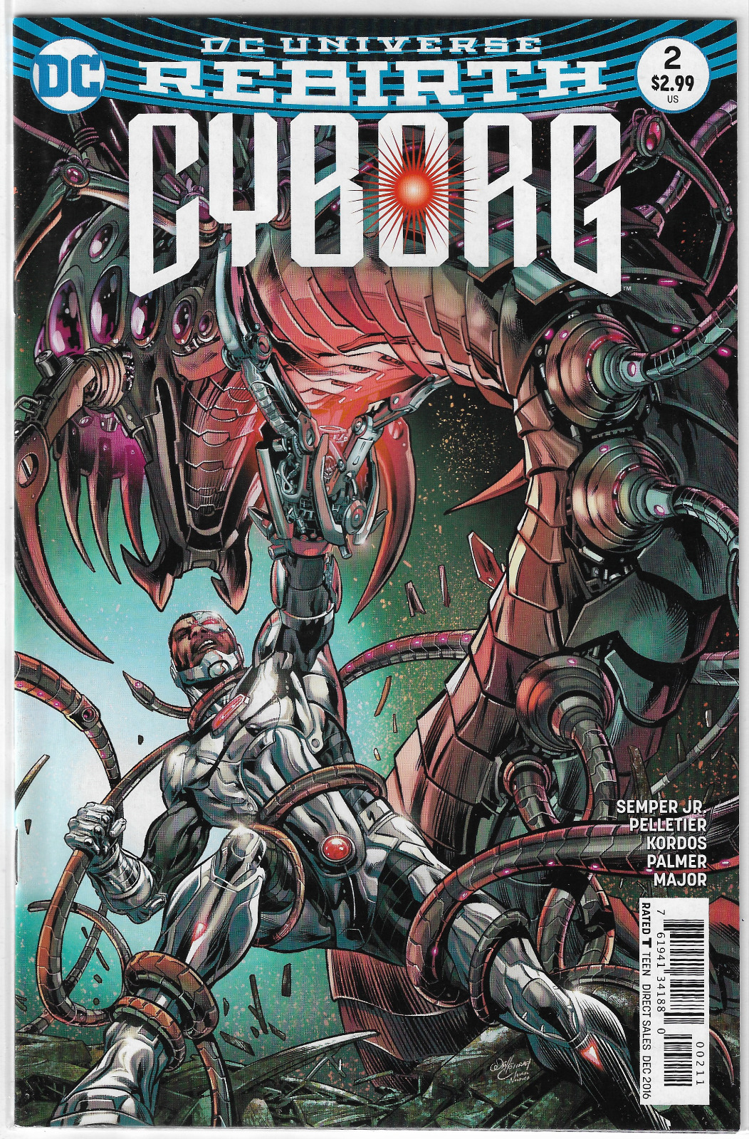 Cyborg (2016) #2 Rebirth DC Comics Justice League