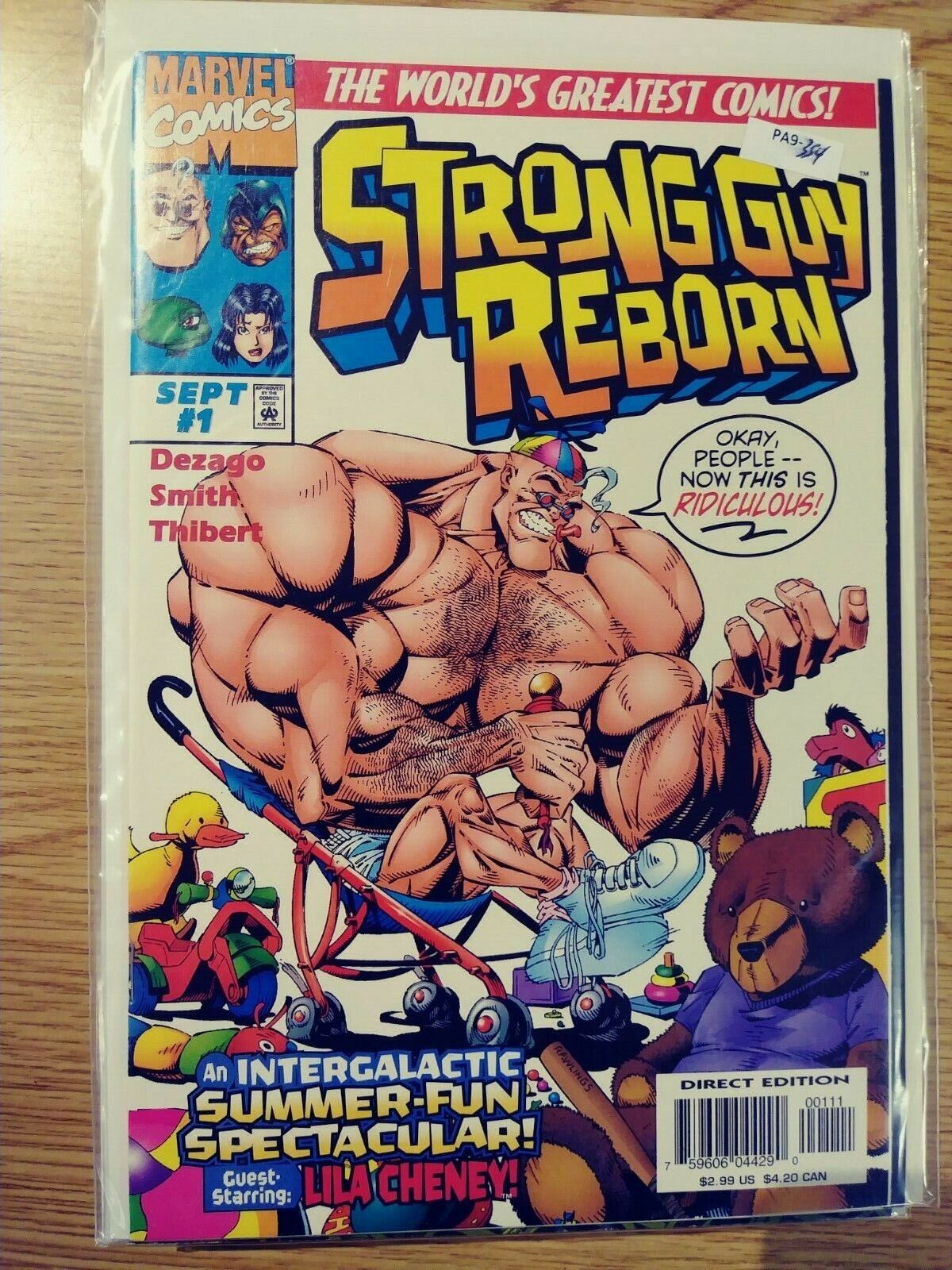 Strong Guy Reborn #1 1997 One-Shot High Grade 9.4 Marvel Comic Book PA9-354