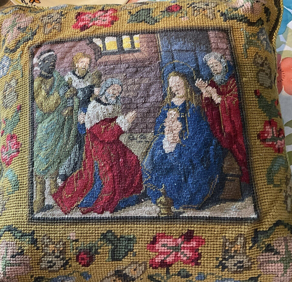 vatican sanctioned vintage throw pillow 