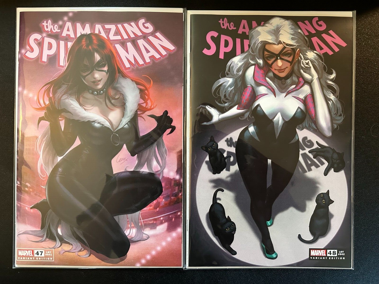 AMAZING SPIDER-MAN 47 & 48 | Marvel 2024 Exclusive 2FER | ~~ Real Pics NM/MT ~~