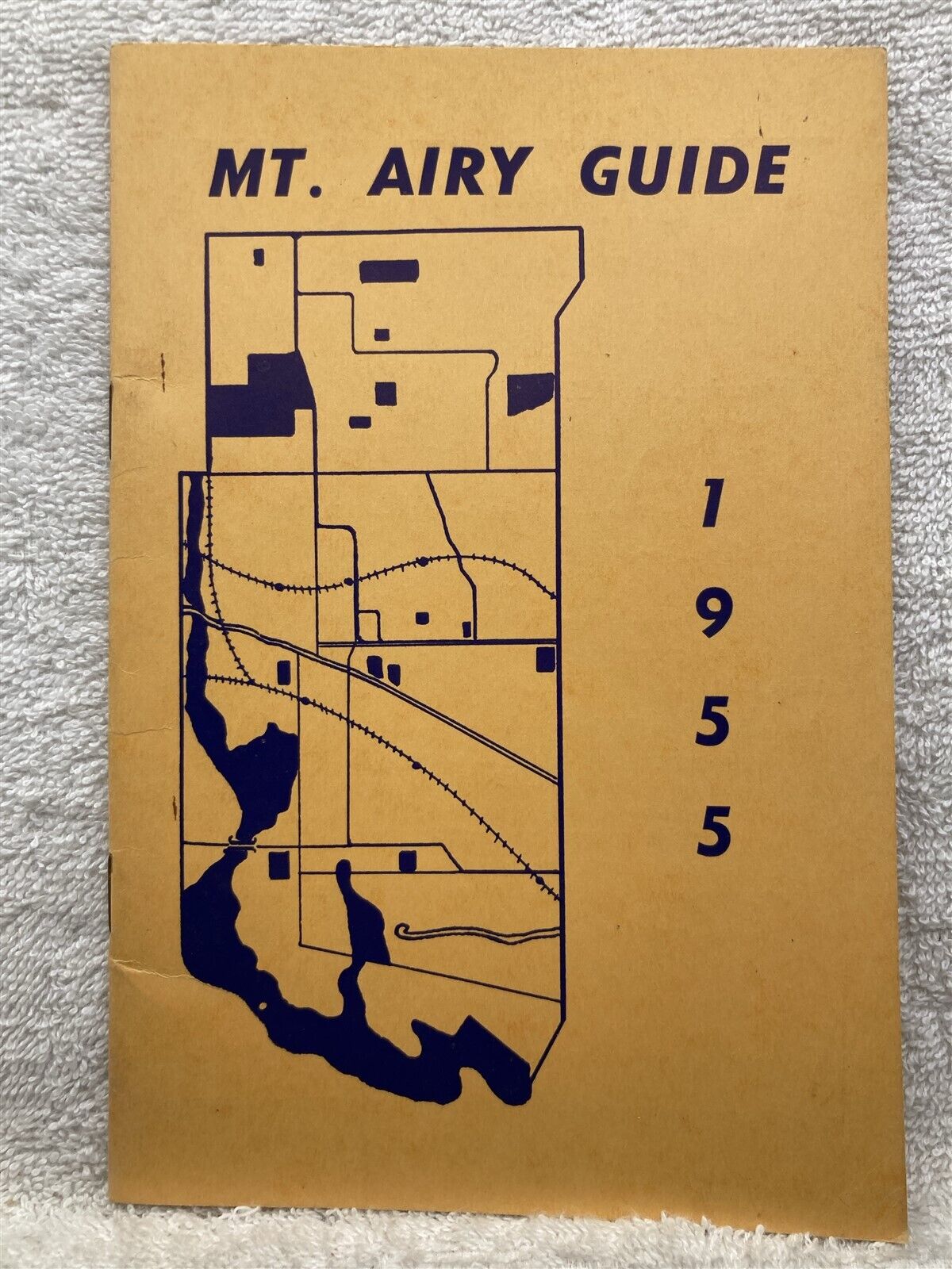 1955 Mount Airy Guide Week Committee Book Program Philadelphia Vtg