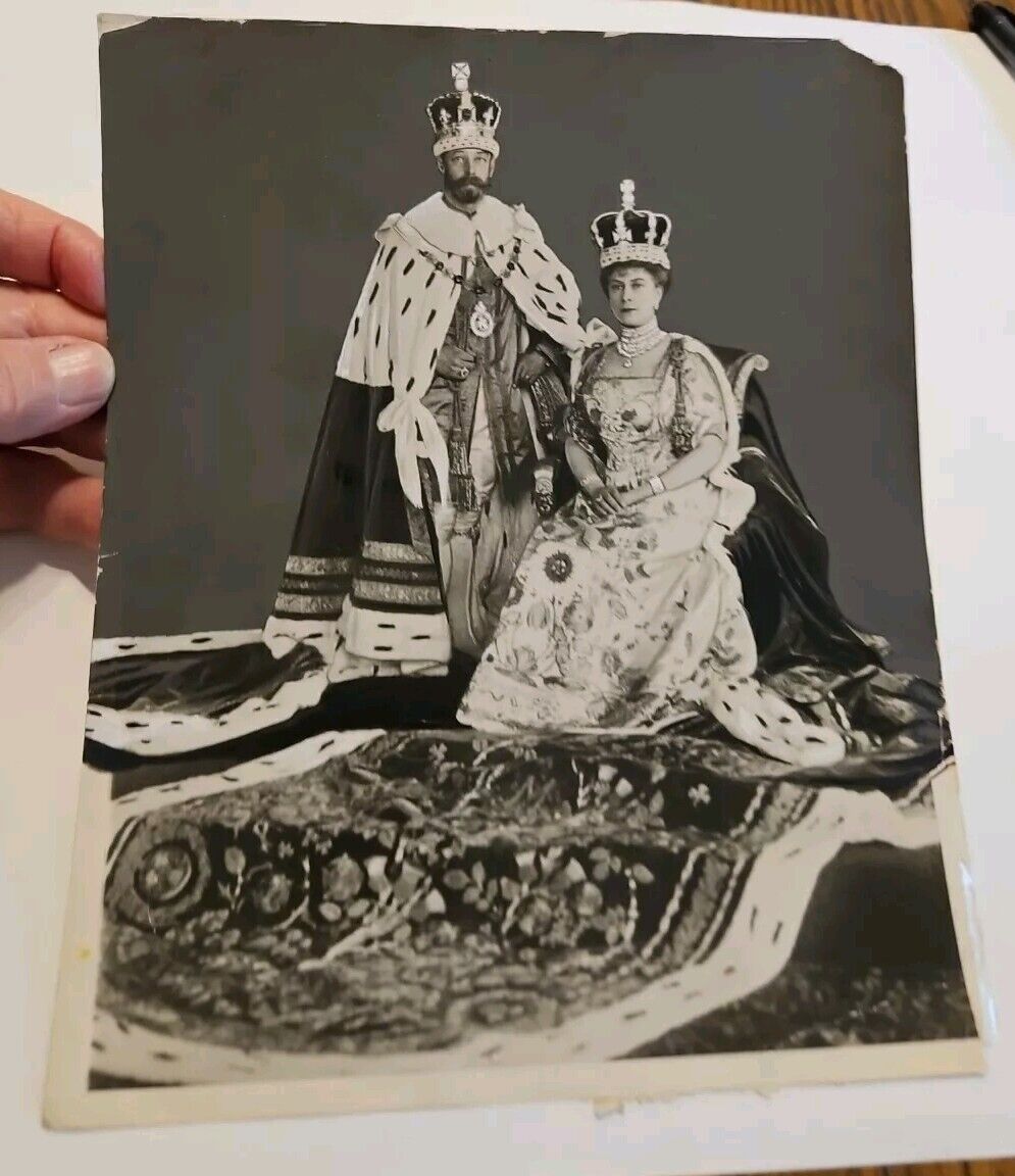 Vintage England Royalty Photo 1935 King And Queen CLASSIC PHOTO
