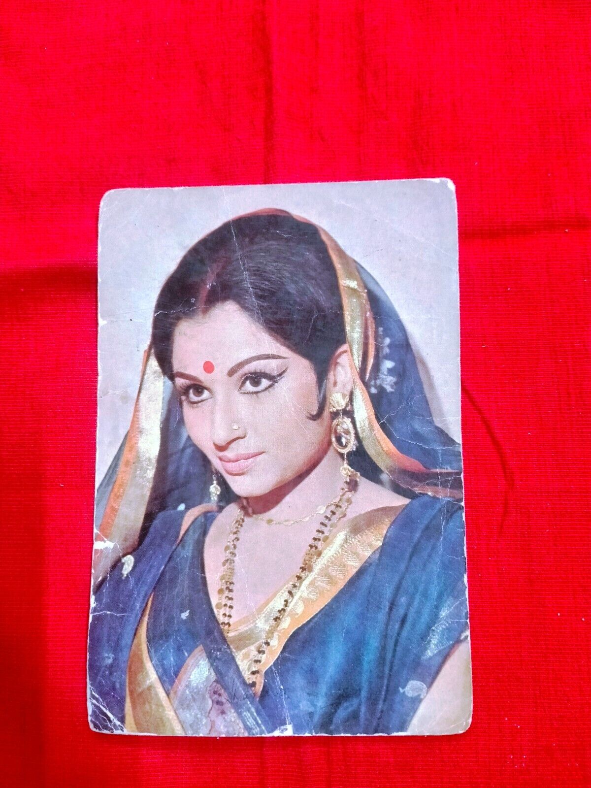 Sharmila Tagore Rare Vintage Postcard Post Card India Bollywood 1pc