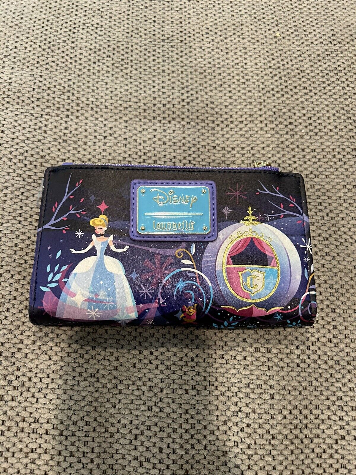 Loungefly Disney Princess Cinderella Castle and Carriage Wallet Bi-Fold Flap