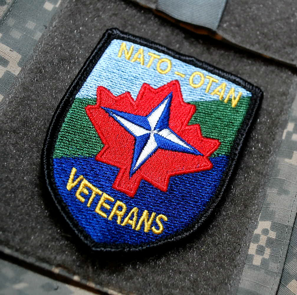 ISAF AFGHANISTAN WAR SAND BOX MILITARY TROPHY vêlkrö PATCH: NATO-OTAN VETERANS