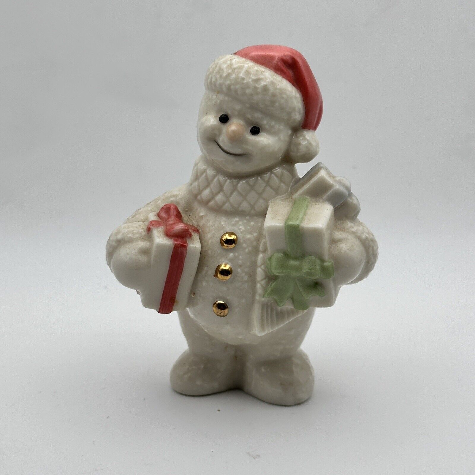 Lenox Twelve 12 Months of Snowmen December Figurine Christmas 2000 Presents