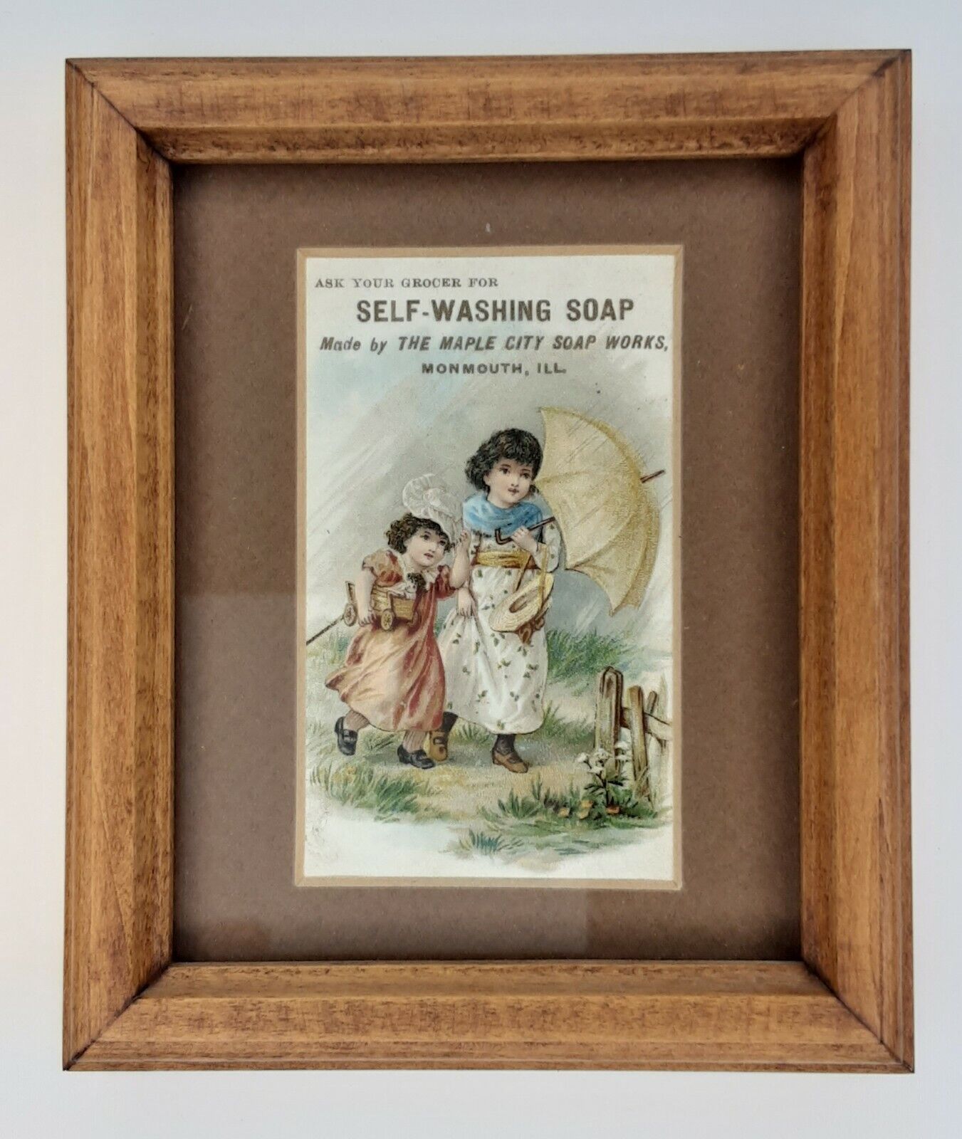 Advertisement Maple City Soap Works Monmouth Illinois Framed