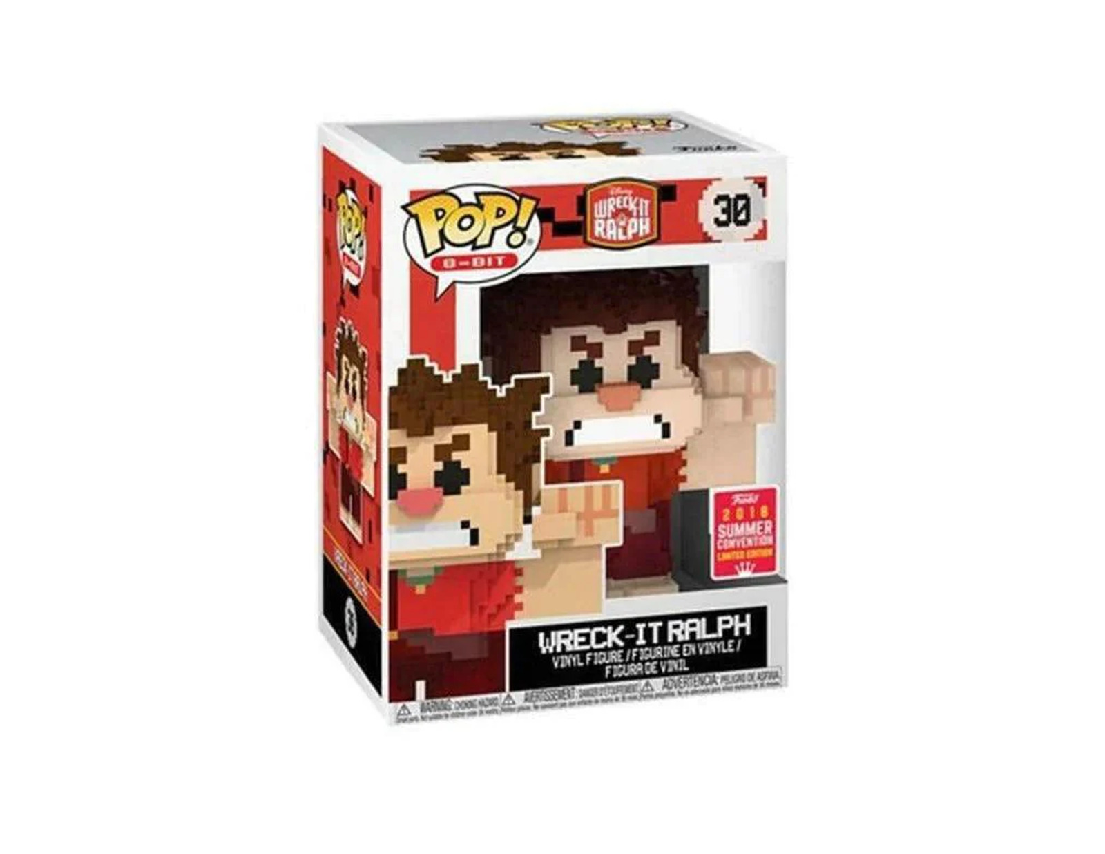 Funko POP 8-Bit - Wreck it Ralph #30 (2018 SDCC) with Soft Protector (B3)
