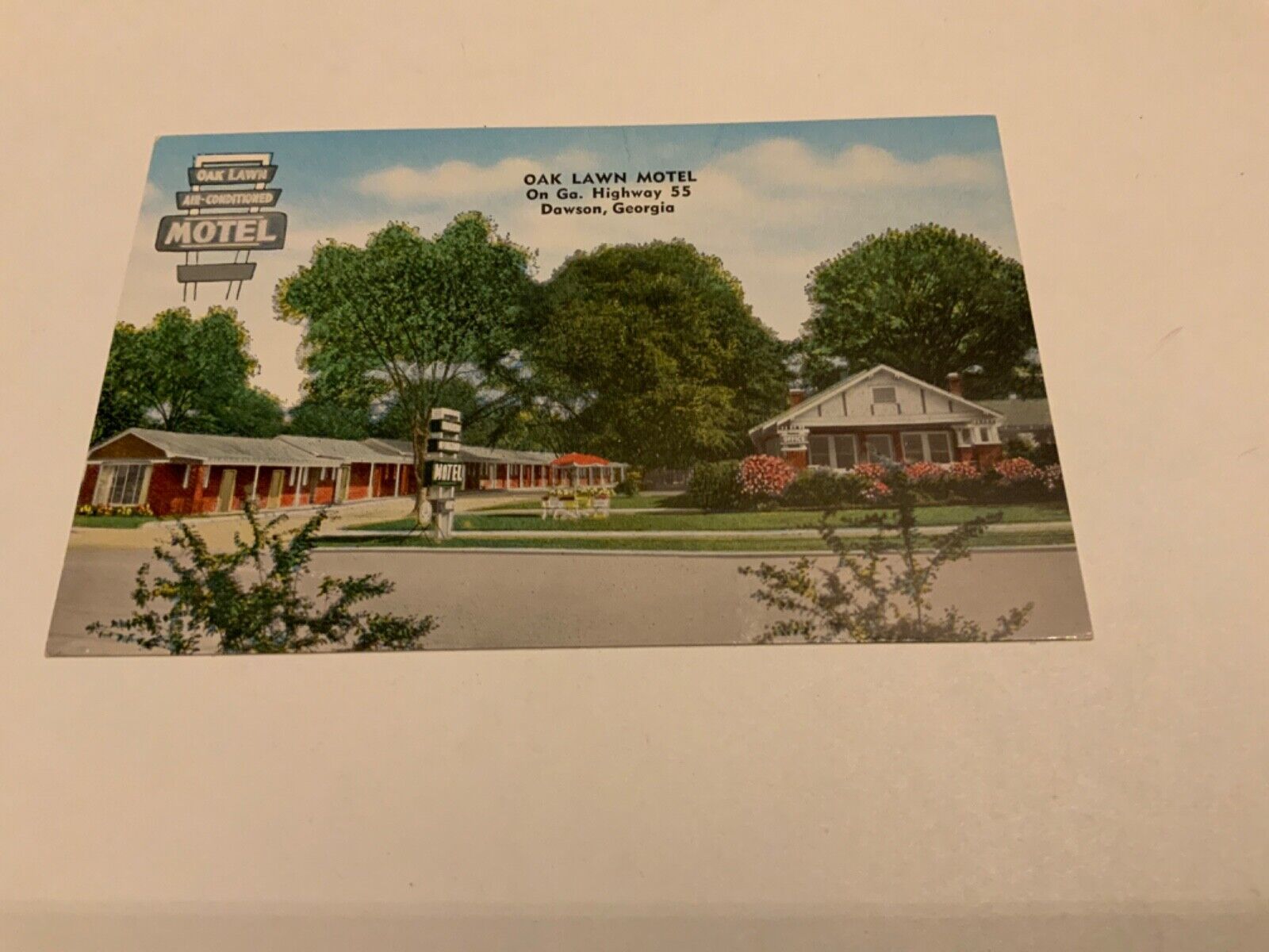 Dawson, Georgia ~ Oak Lawn Motel - Hwy. 55 -  Unposted  Vintage Postcard