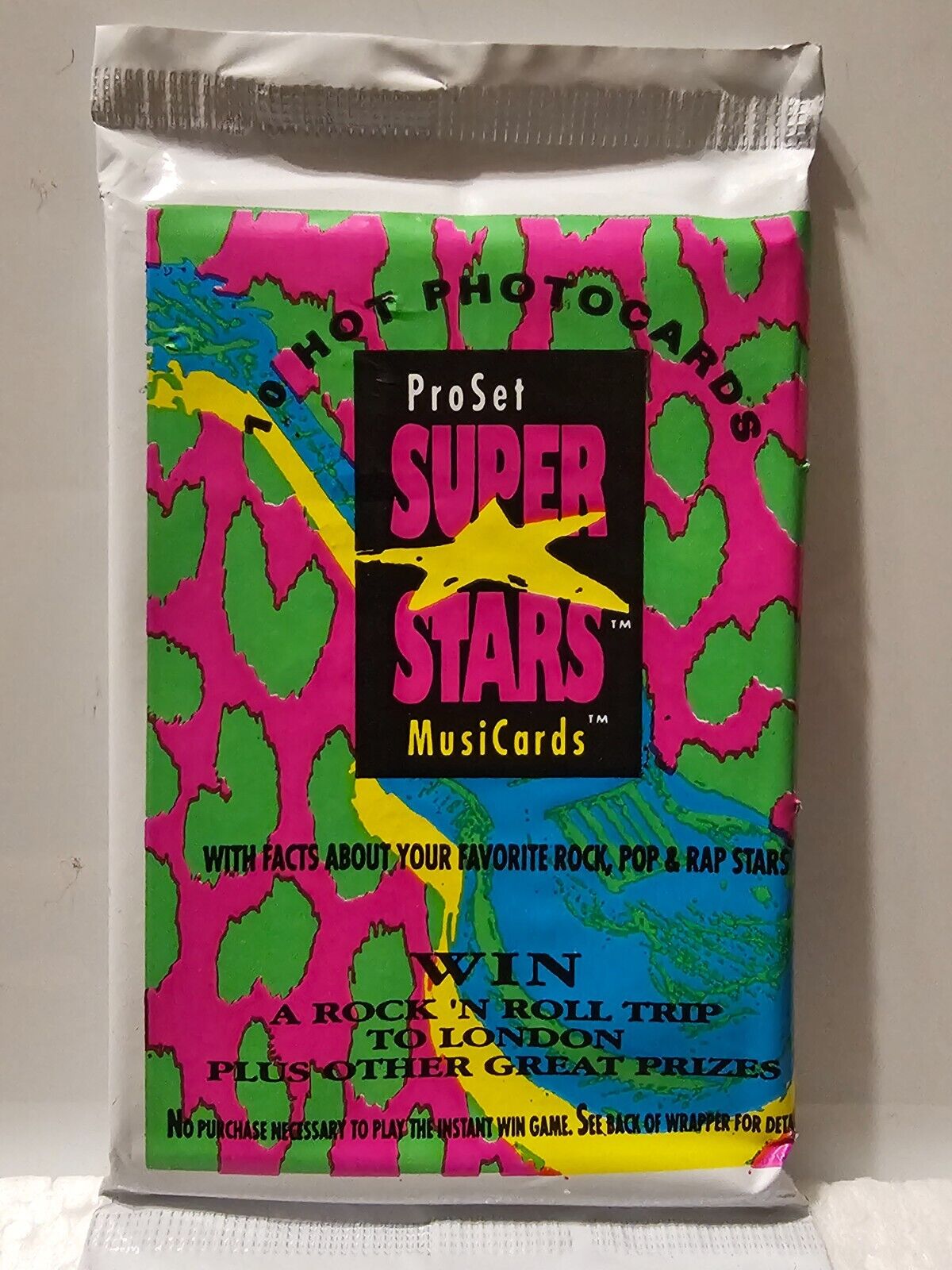 1991 Pro Set Superstars Musicards Sealed Trading Card Pack NEW