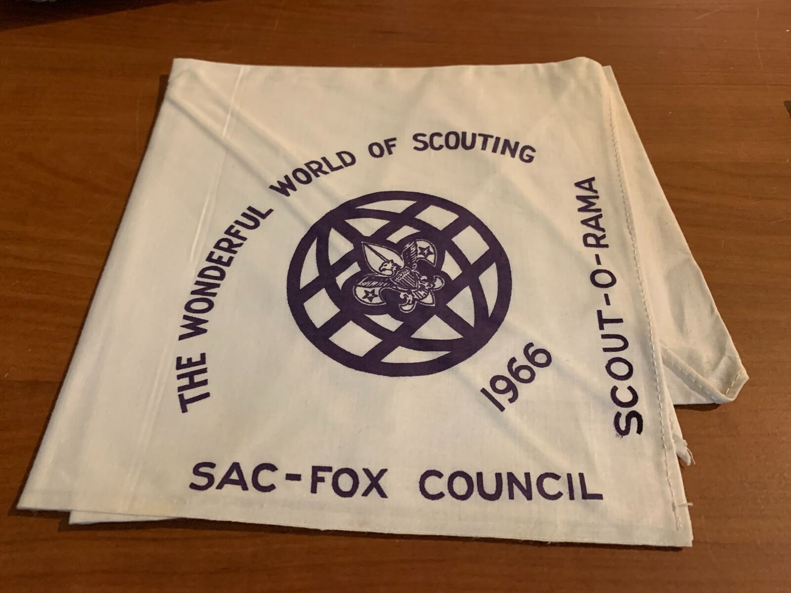 BSA, 1966 Scout-O-Rama Neckerchief, Sac-Fox Council