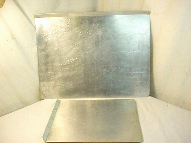 2 REMA Insulated Aluminum Cookie Sheet Air Bake 1 Side up 15.5x20\