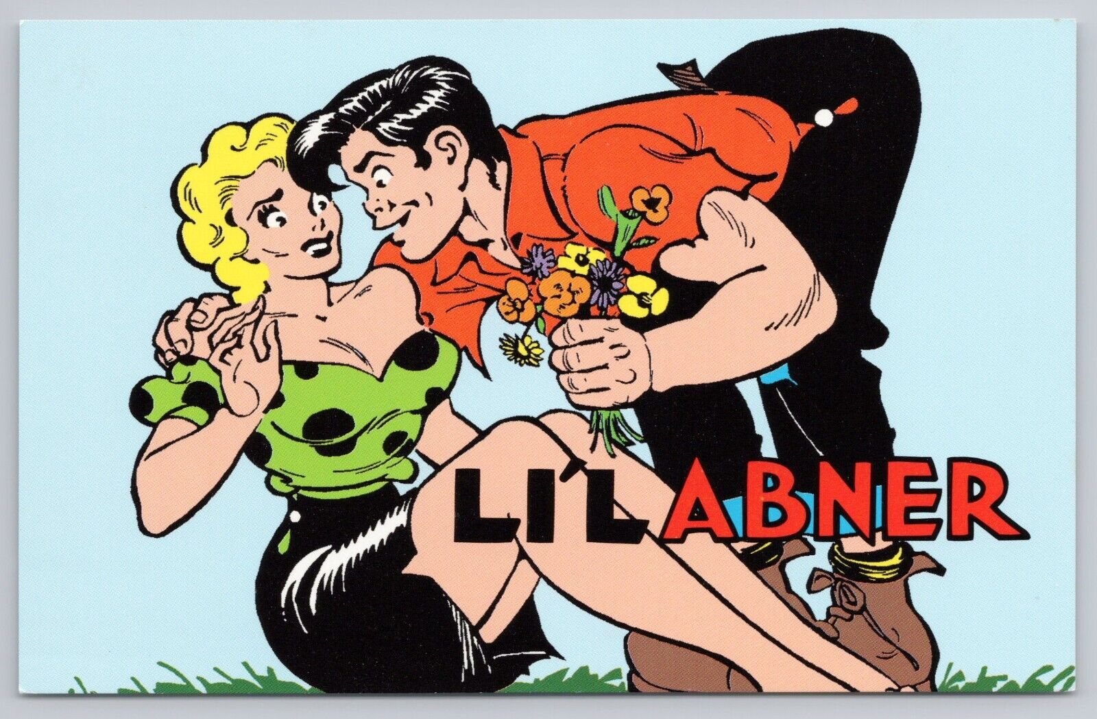 Li'l Abner Classic 1934 Comic 1995 USPS Comic Series Stamped Postcard UNP