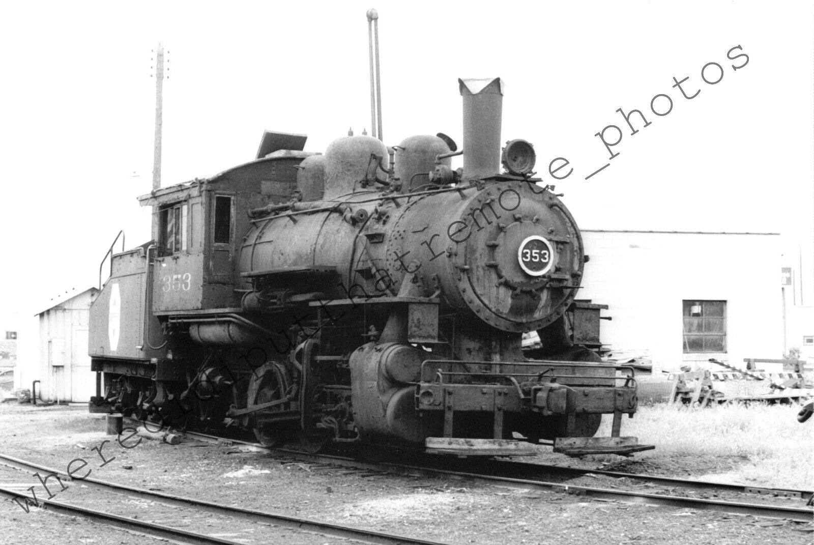 Soo Line No. 353 ALCO 0-6-0 Locomotive St. Paul MINN 1967 Photo