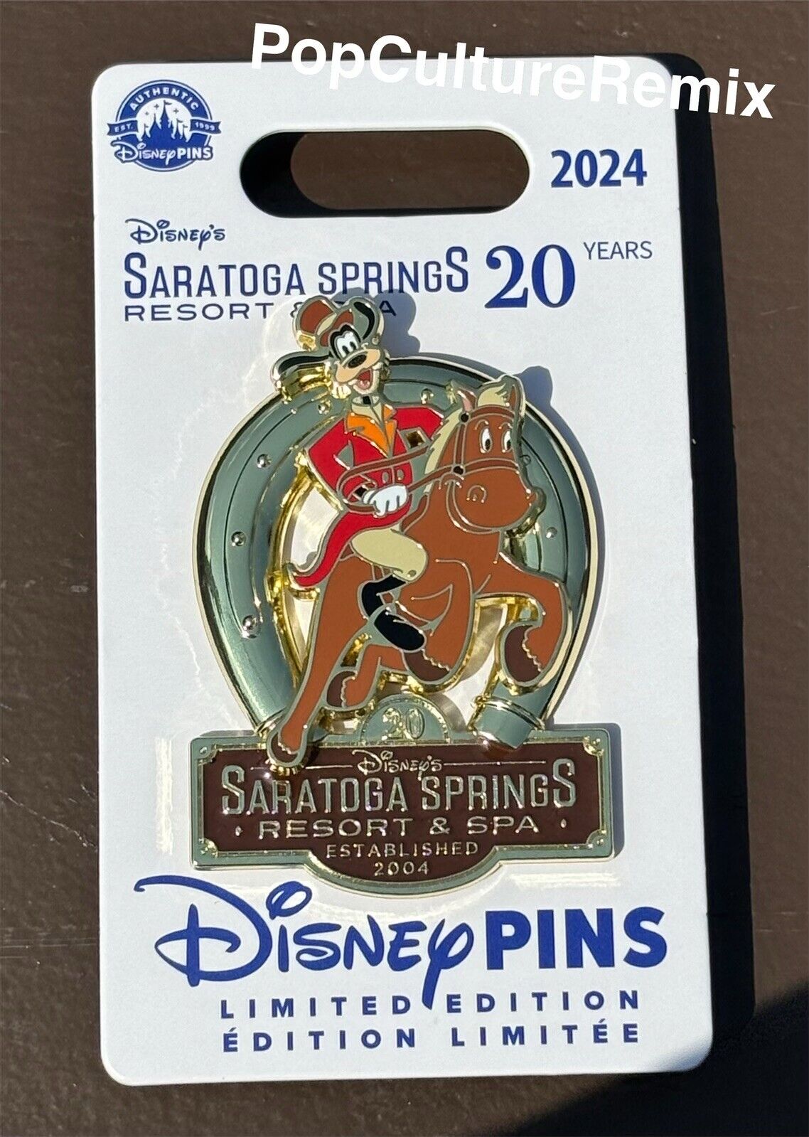 2024 Disney’s Saratoga Springs Resort & Spa 20th Anniversary LE 2000 Pin