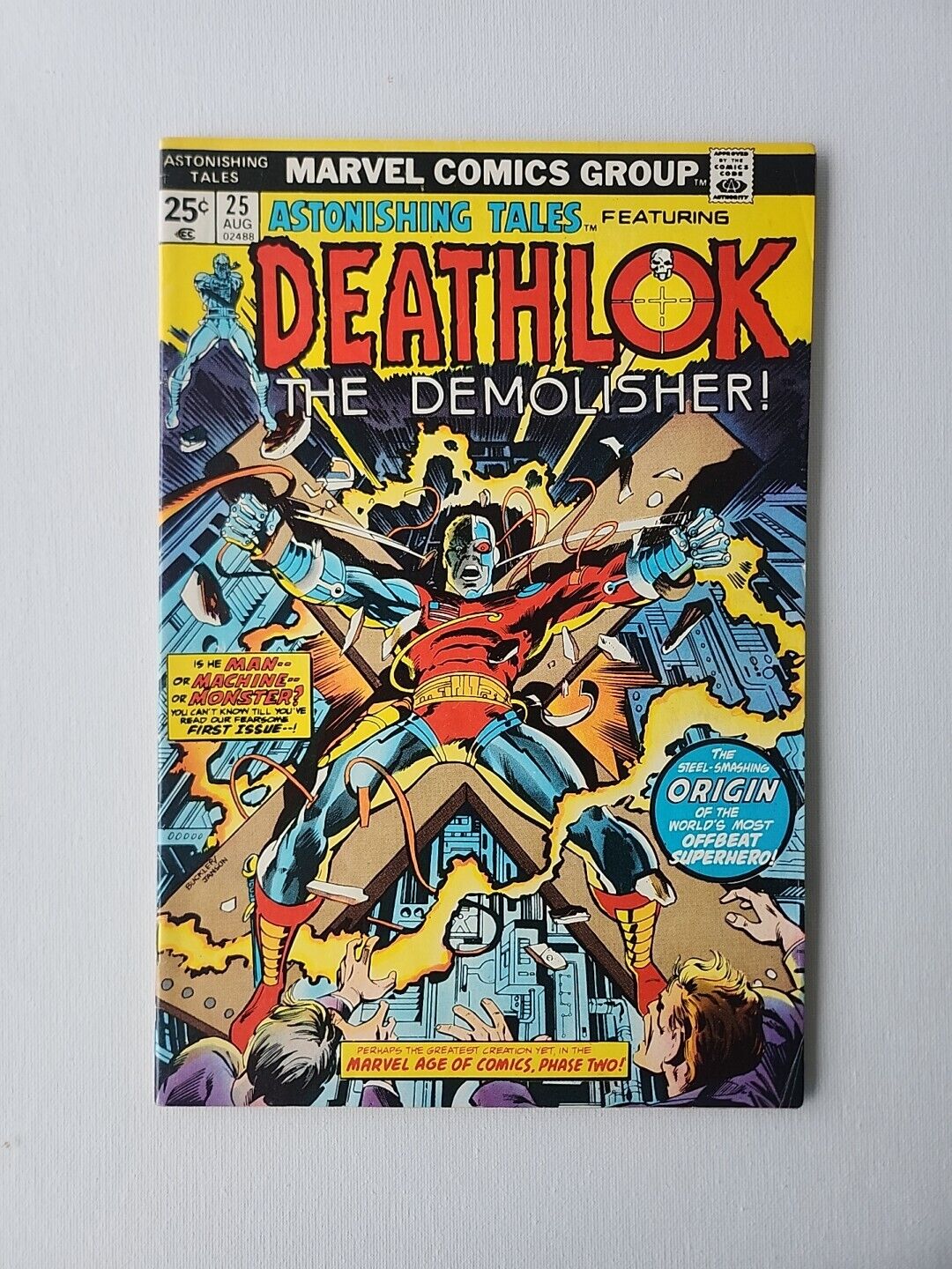 Astonishing Tales #25 #26  1st Appearance of Deathlok Missing Stamp