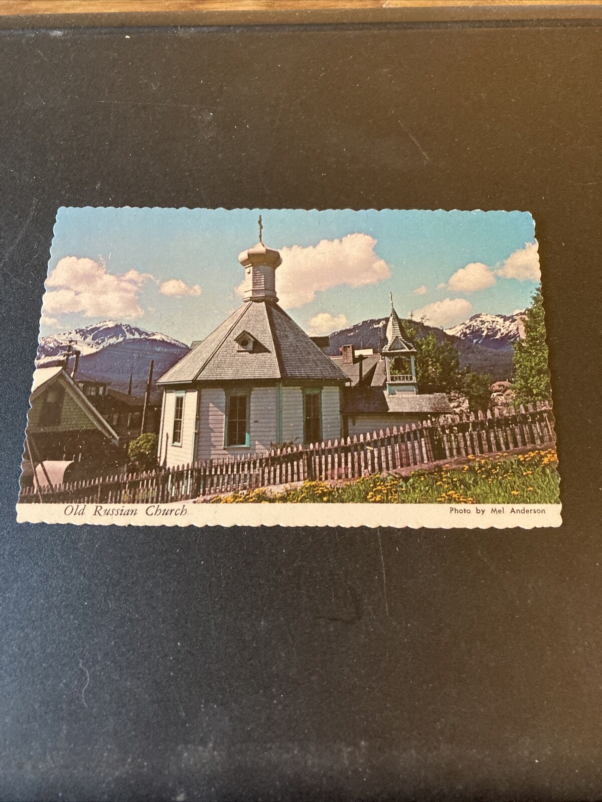 Vintage Postcard - Old Russian Church , Juneau Alaska 
