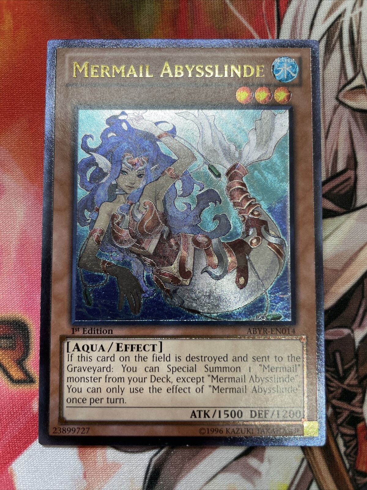 Mermail Abysslinde ABYR-EN014 Ultimate Rare 1st Edition Yugioh VLP