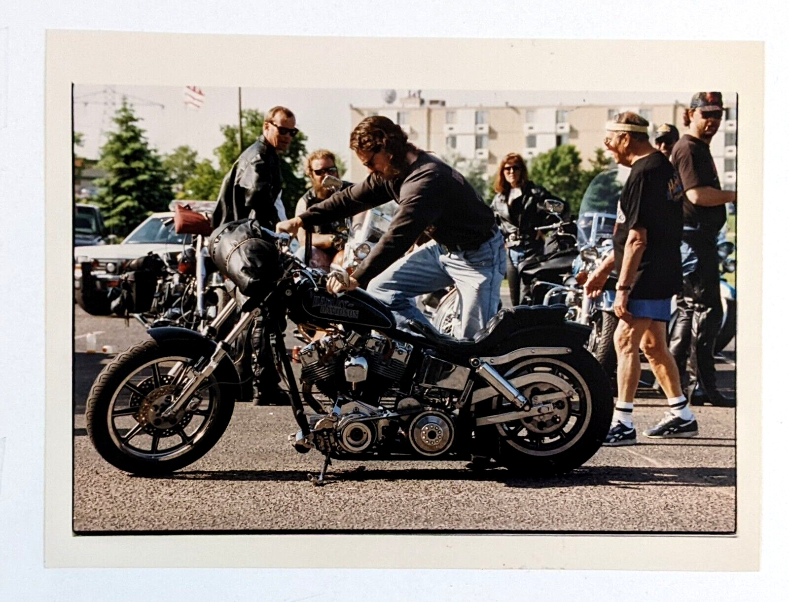 1993 Plymouth Wisconsin Harley Davidson 90th Anniversary Reunion Ride VTG Photo