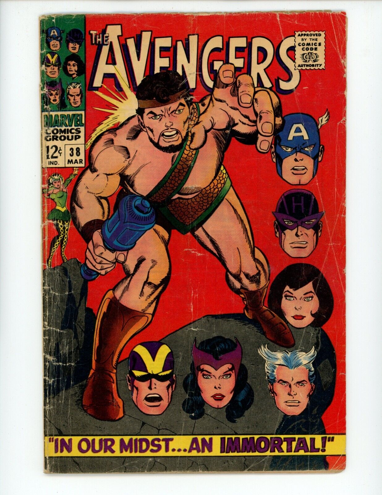 Avengers #38 Comic Book 1967 VG Roy Thomas Gil Kane Marvel Comics