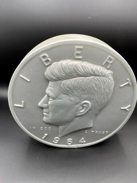 Rare TICO Large John F Kennedy Presidential Coin Bank 1964 Half Dollar 9 1/2
