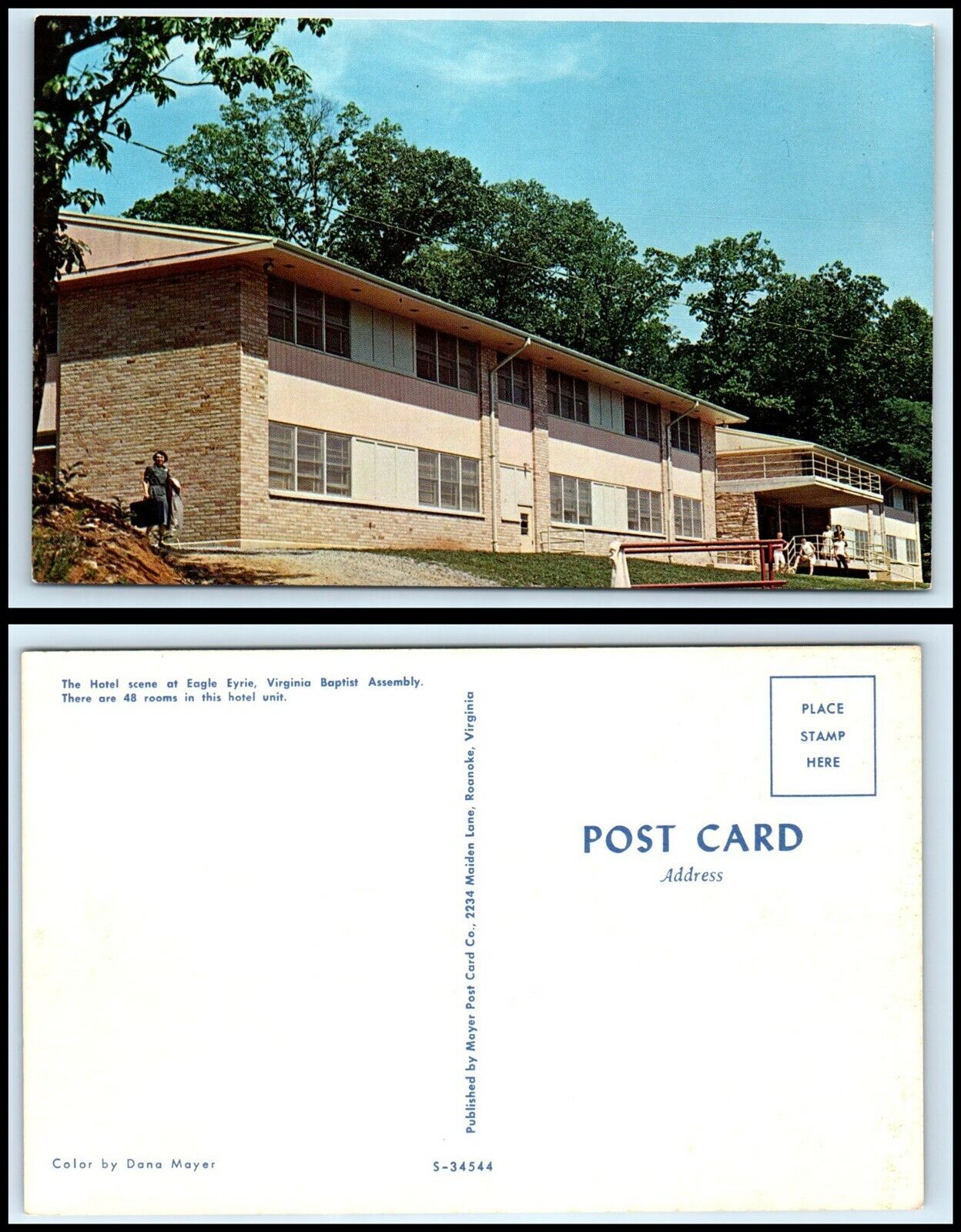 VIRGINIA Postcard - Lynchburg, Eagle Eyrie, Baptist Assembly, Hotel R16