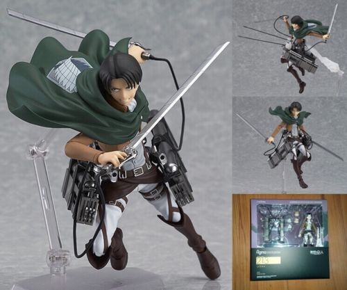 Attack on Titan Levi Shingeki no Kyojin Stylish 213 figma 14cm Action PVC Figure