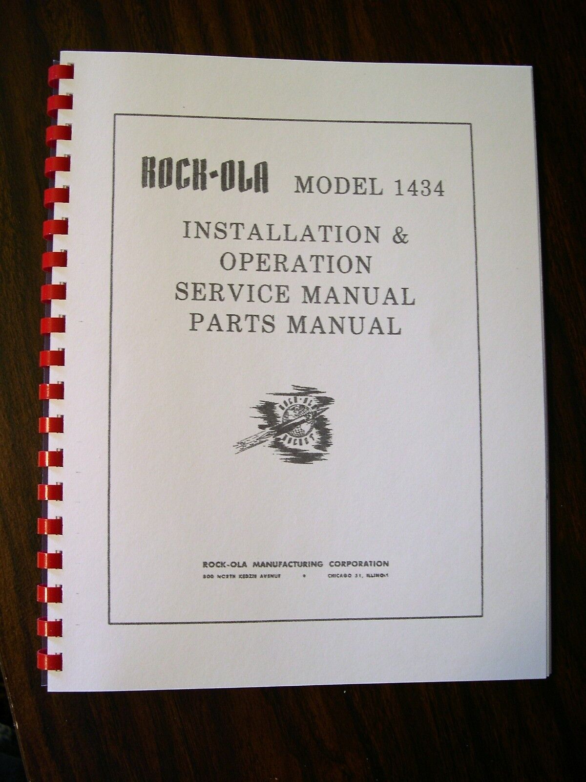 Rock-ola 1434 Rocket  Jukebox manual