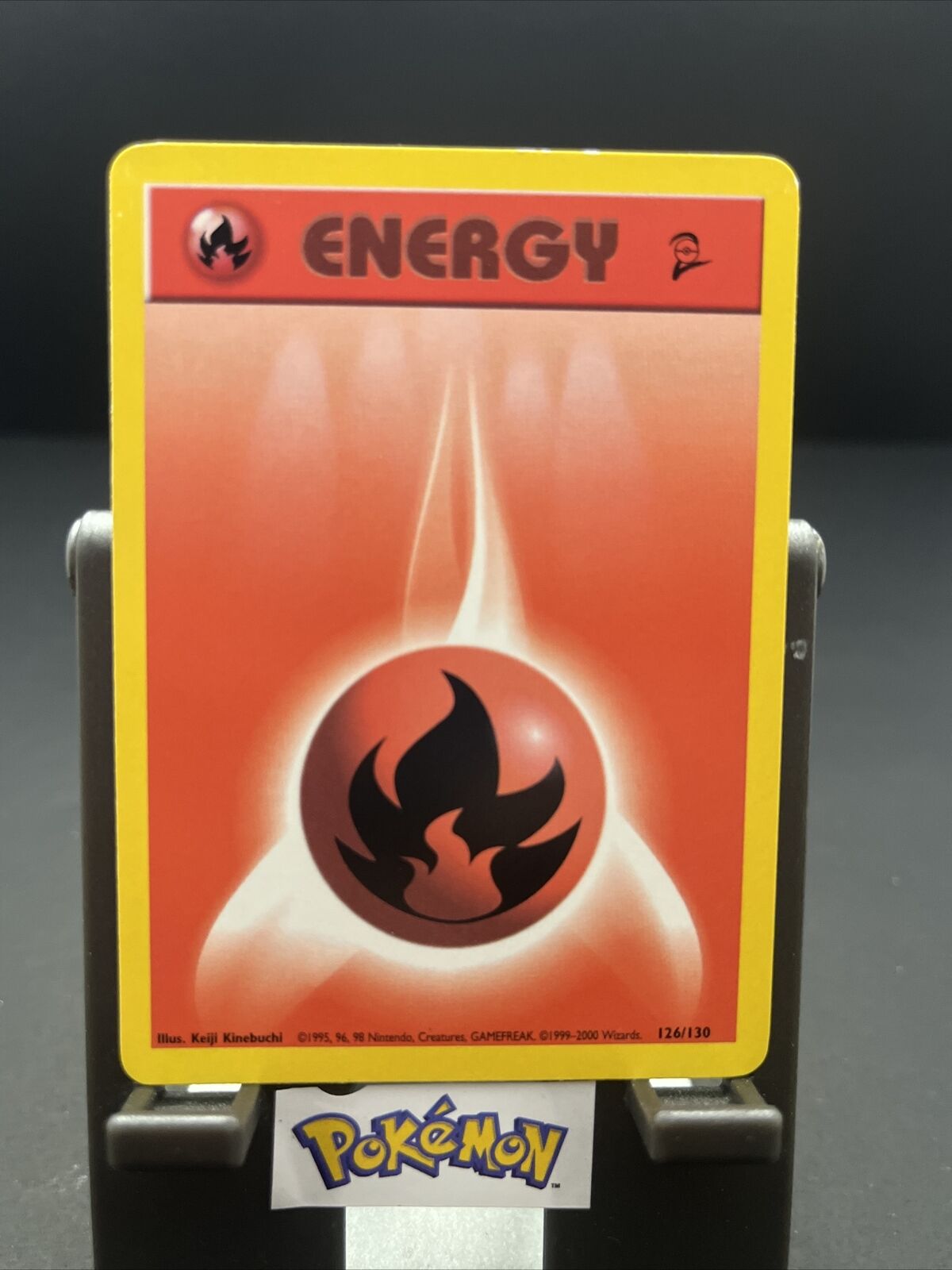 1999 Pokemon Card Fire Energy LP