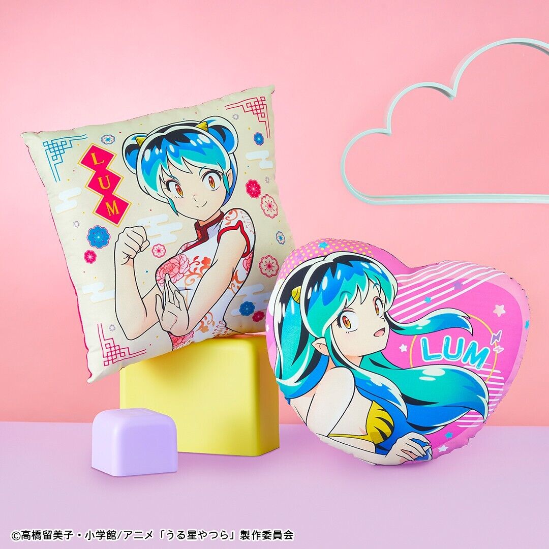 Ichiban Kuji Urusei Yatsura B Prize Cushion Heart Ram-chan NEW JAPAN Anime