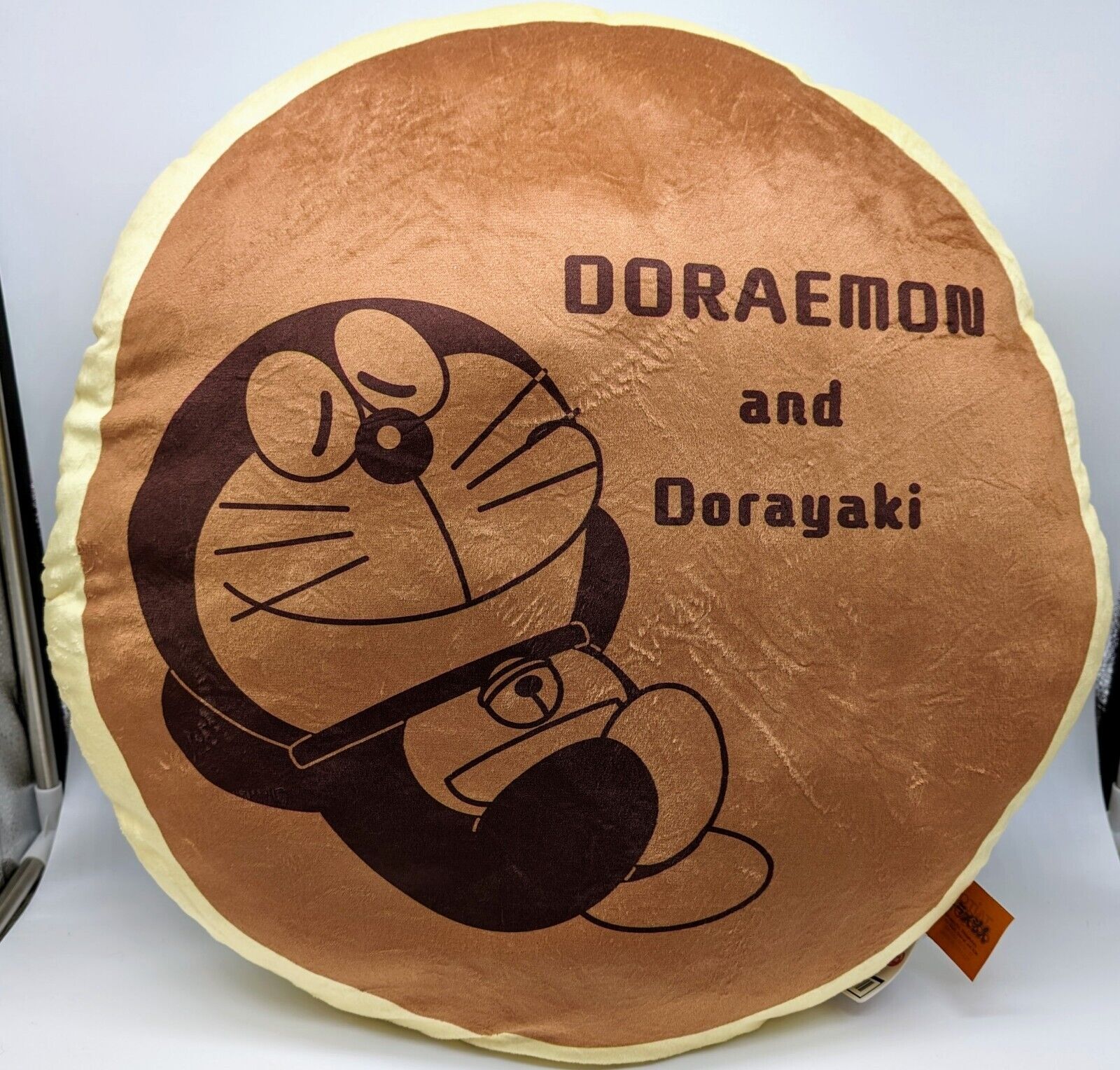 NEW Taito Doraemon And Dorayaki Large Cushion Pillow Plush Happy And Sleepy 