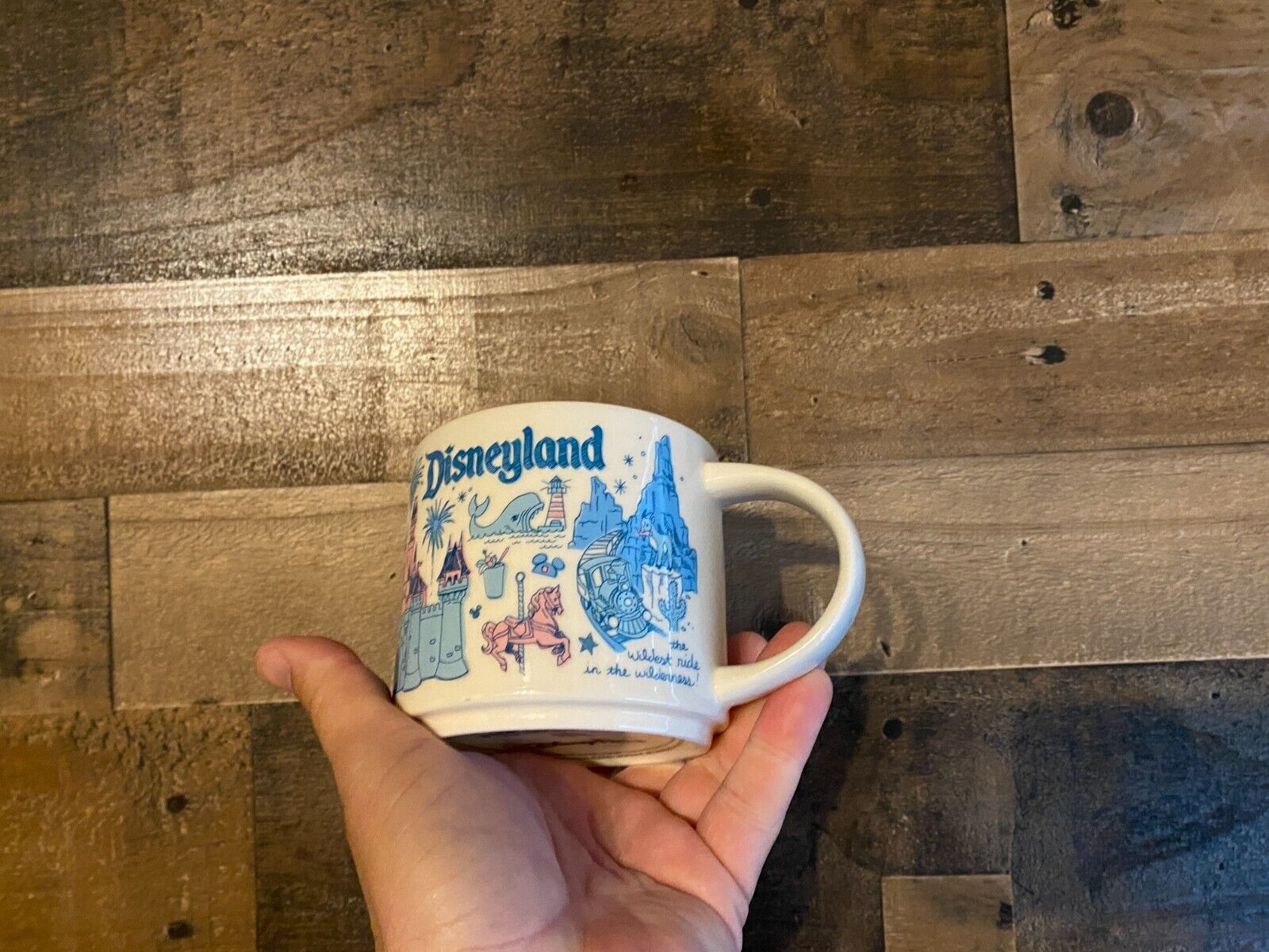 Starbucks Disneyland Coffee Mug Drink 14oz Been There Pin Drop 2019 Happiest Cup