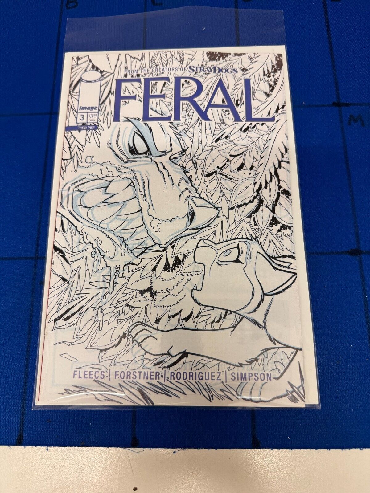 Image Comics Feral (2024) #3 Thank You / One Per Store Variant - NM pin