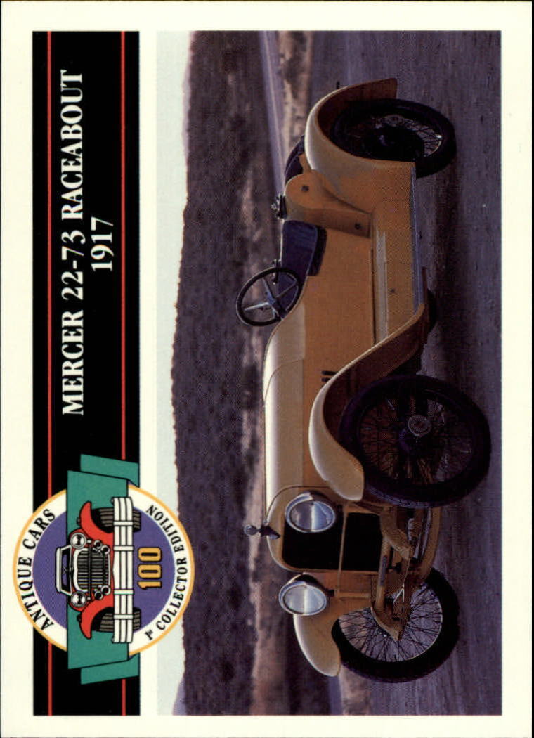 1992 Antique Cars #22 Mercer 22-73 Raceabout - 1917