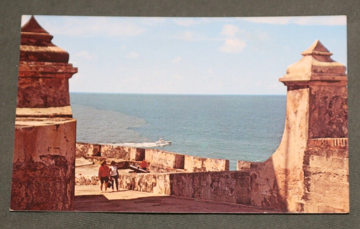 Vintage Postcard: El Morro Fort, San Juan Puerto Rico.