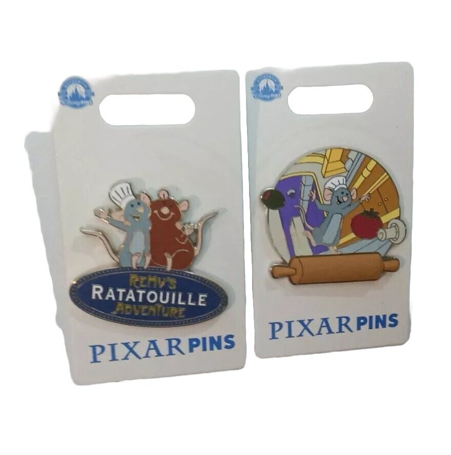 Disney Parks Ratatouille Remy Emile Adventure Epcot 2024 Pin Open Edition 2 Pins