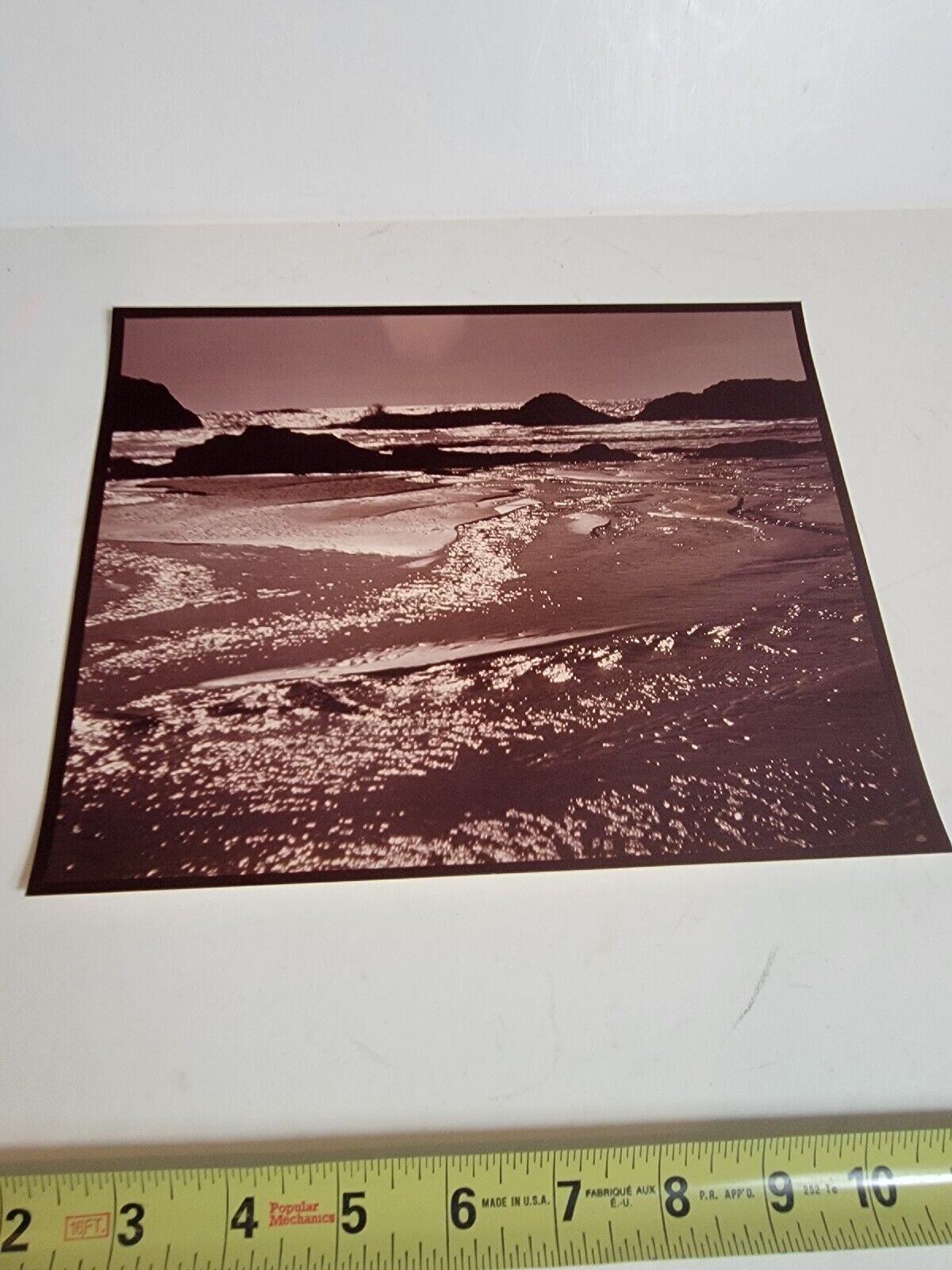 Vintage 1970s Photograph Photo Picture Color VTG Oregon Coast Beach Ocean