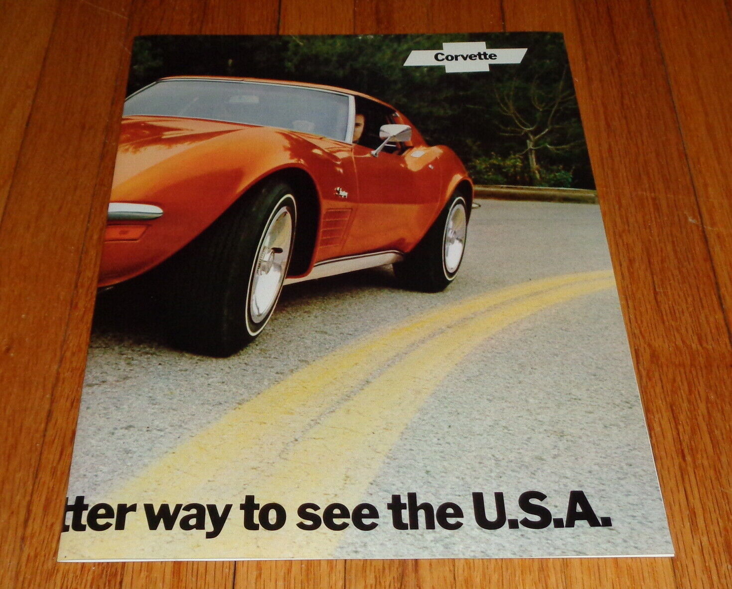 Original 1972 Chevrolet Corvette Sales Brochure Folder Stingray