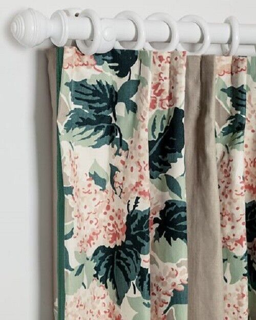 2 DRAPES WINDY CORNER in Oyster Cape Cod Original Collection of  Madcap Cottage