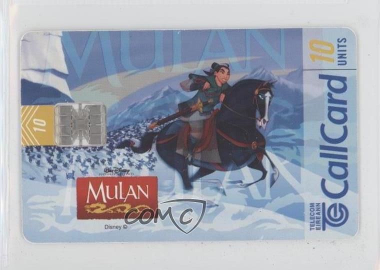 1990s Telecom Eireann Disney Phone Cards Mulan 00hi