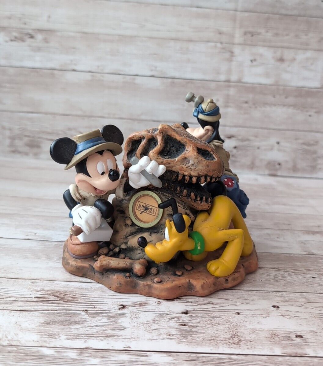 WDW Animal Kingdom Clock Big Dig in the Boneyard Disney Mickey Goofy Pluto