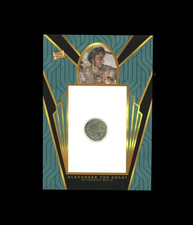 VERY RARE 2023 Piece of the Past SP ALEXANDER THE GREAT AUTHENTIC RELIC WOW